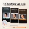 Large Vanity Mirror with Lights, Three Color Lighting Modes, Lighted Makeup LED Mirror,5X Magnification,USB Port,Smart Touch Control