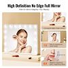Hollywood Vanity Mirror With Lights,15 Dimmable Bulbs &3 Color Lighting Modes, Makeup Mirror w/ Detachable 5X Magnification,USB Port