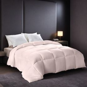 Oversized Plump Thick Duvet - Pink Enhanced Warmth With Skin-friendly Comfort. Perfect For Cozy Bedrooms & Luxury Hotels. Machine Washable. Ideal (Option: Defaulttitle)